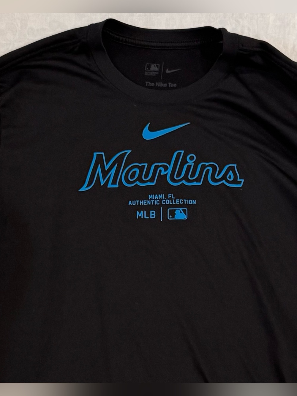 Nike Miami Marlins Authentic Collection Dri-FIT Long Sleeve Shirt XL